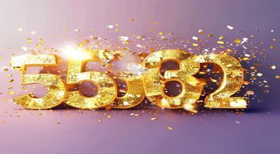 福利导航网用户突破500万里程碑庆典画面，数字500万以金色大字展示在焦糖色背景上